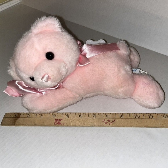 Aurora Baby Plush Pink Stuffed Bear Musical Girl Wind Up Lovey 11" Lullaby - Picture 2 of 8